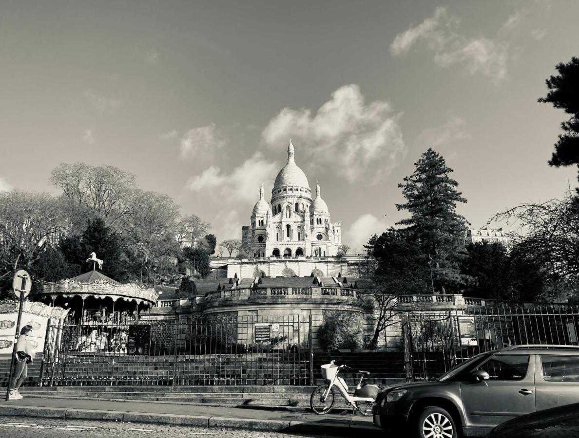 Ferienwohnung Chambre Avec Terrasse A Montmartre Sacre Coeur Paris Exterior foto